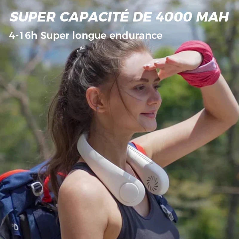 Ventilateur de Cou Portable, Ventilateur Personnel Portable