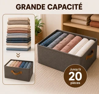 LOT DE 3 BACS DE RANGEMENTS