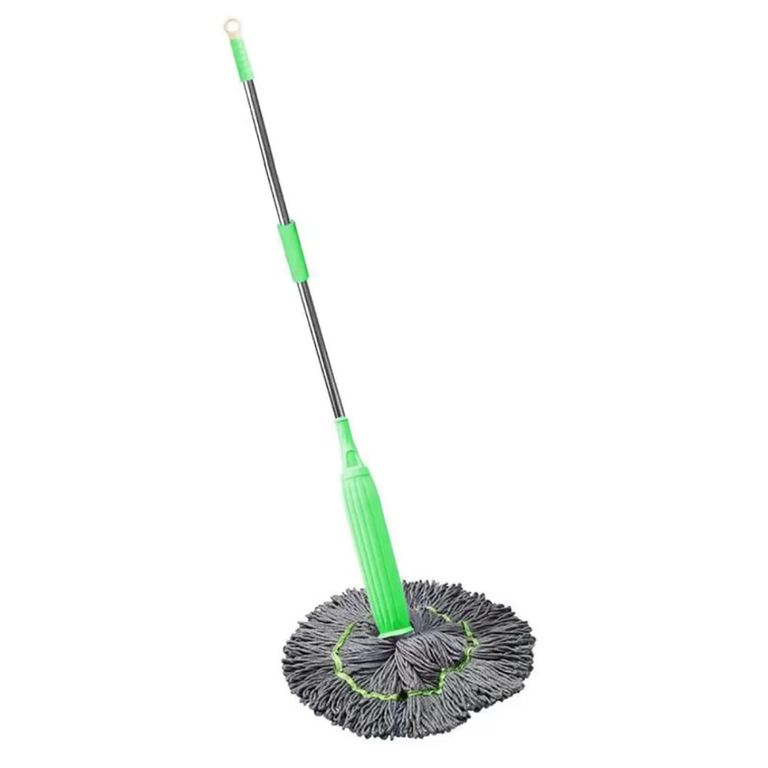 Serpillière de nettoyage avec manche en acier