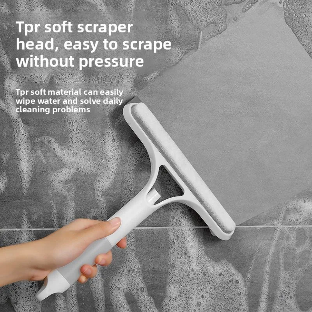 Nettoyeur de Vitres 3-en-1 avec Réservoir Vaporisateur Intégré – Sans Traces
