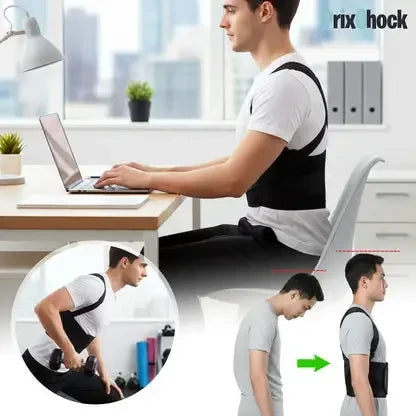 Correcteur de Posture Ultra-Confort® – Dos Droit & Confiance Maximale en 7 Jours !