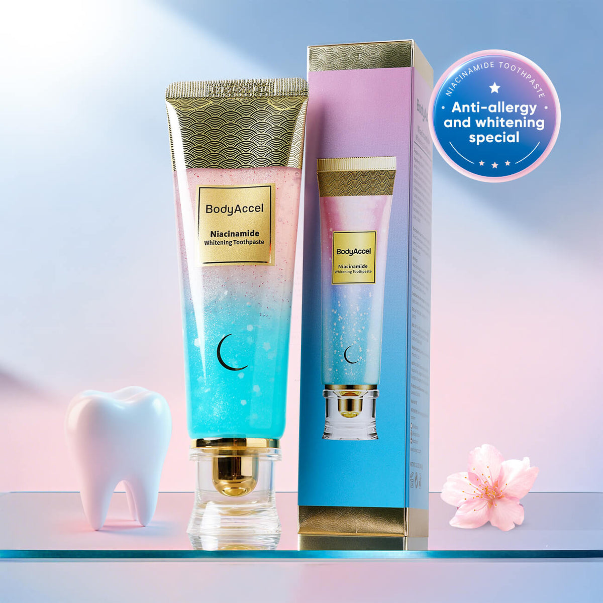 BodyAccel - Dentifrice à la niacinamide