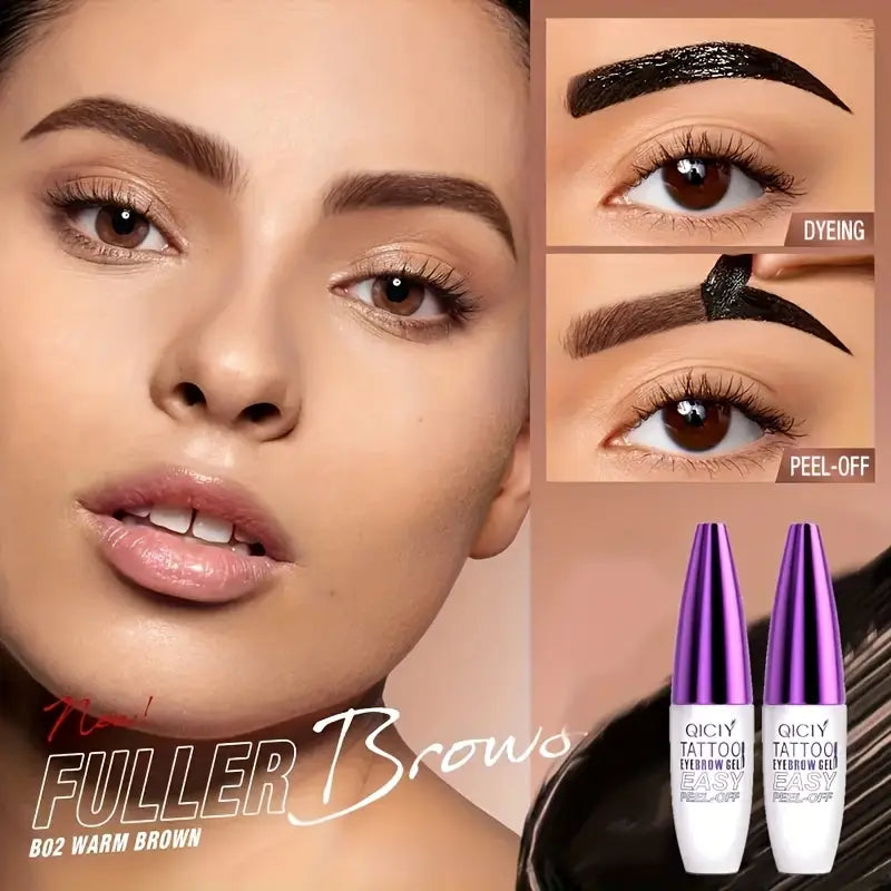 Teinture Sourcils Semi-Permanente- Longue Durée 3 à 7 Jours ( 1 Acheté + 1 OFFERT )