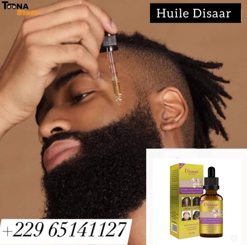 Huile de Pousse Cheveux Disaar — Croissance, Force & Brillance