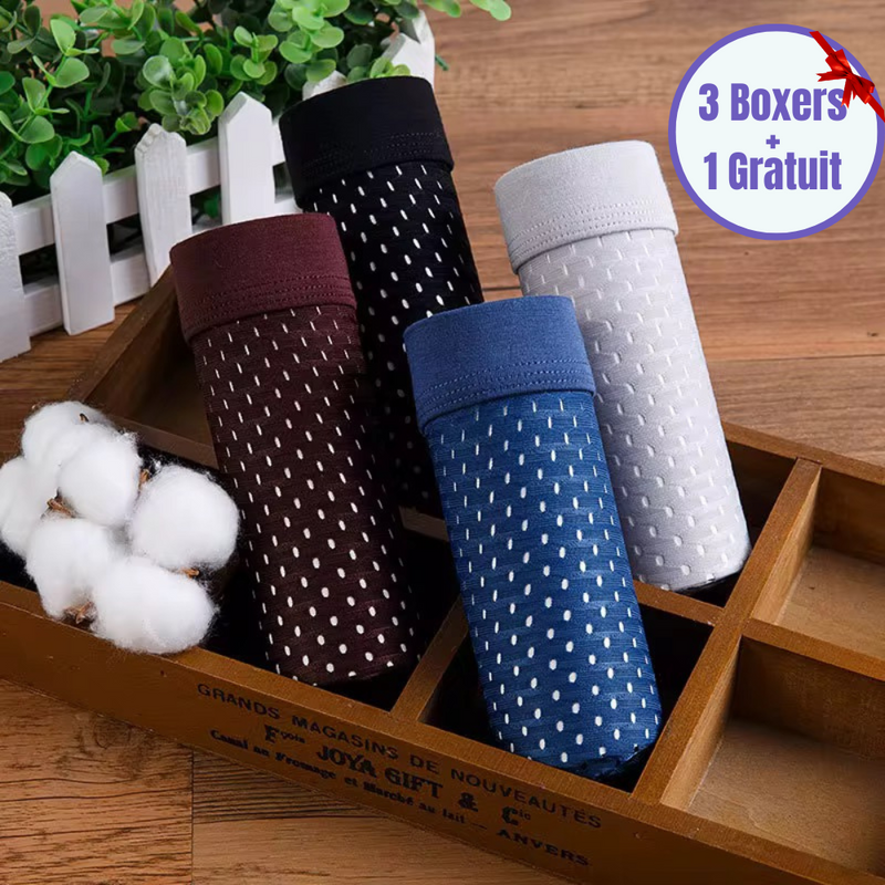 BoxHero™ - Boxer en Fibre de Bambou Ultra-Confort (3 pièces + 1 gratuit)