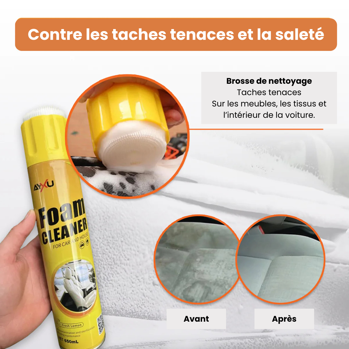 Mousse Nettoyante Multi-Usage – Foam Cleaner