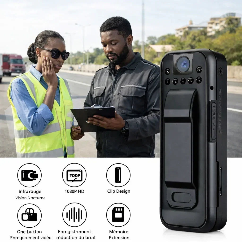 Mini Caméra d'Enregistrement Vocal et Vidéo