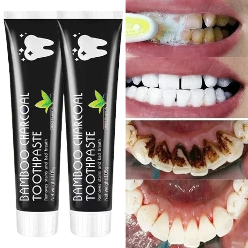 BambooSmile™ Dentifrice Blanchissant au Charbon de Bambou