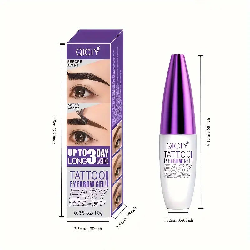Teinture Sourcils Semi-Permanente- Longue Durée 3 à 7 Jours ( 1 Acheté + 1 OFFERT )