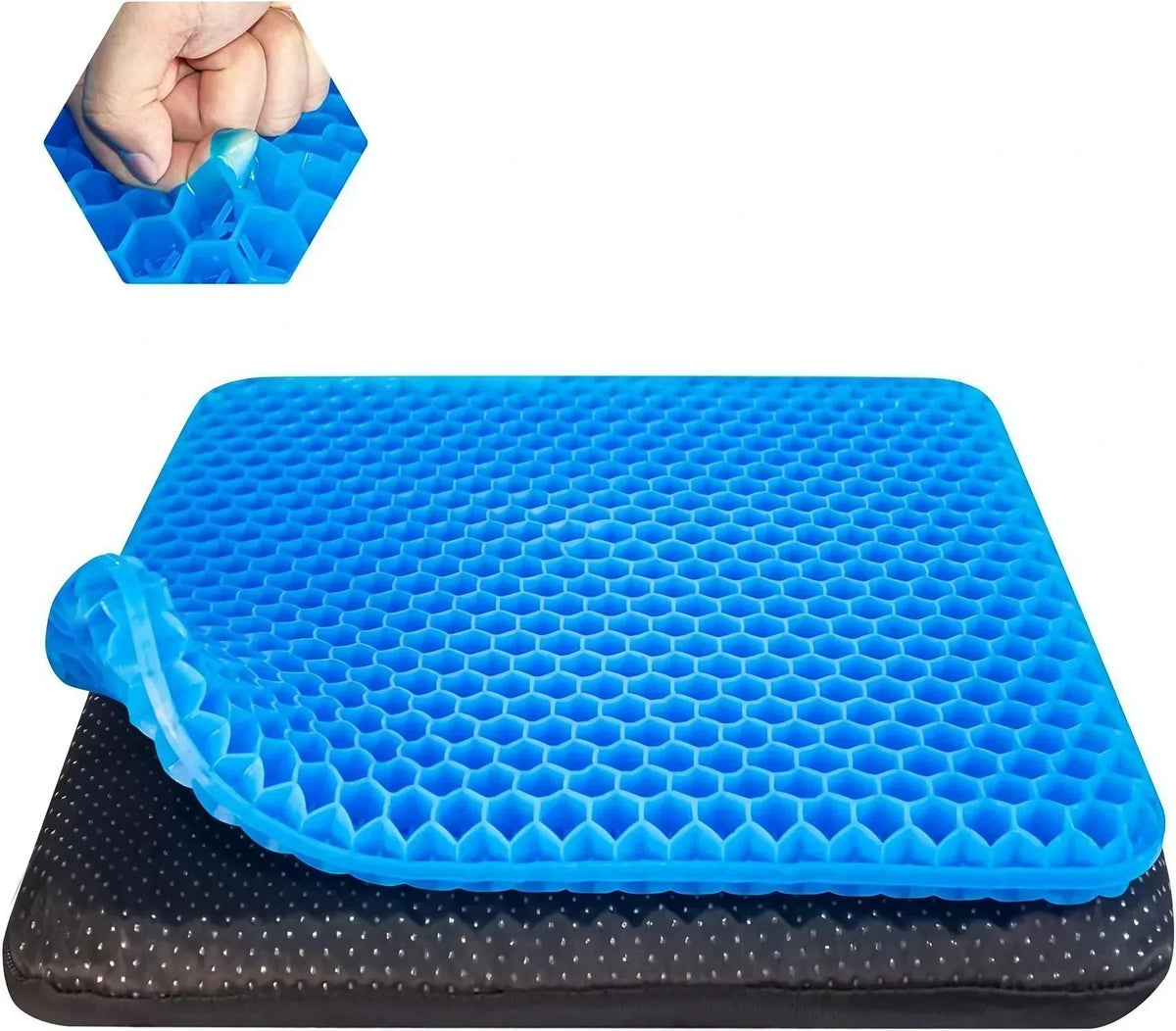 Coussin de siège médical + housse protectrice antidérapante