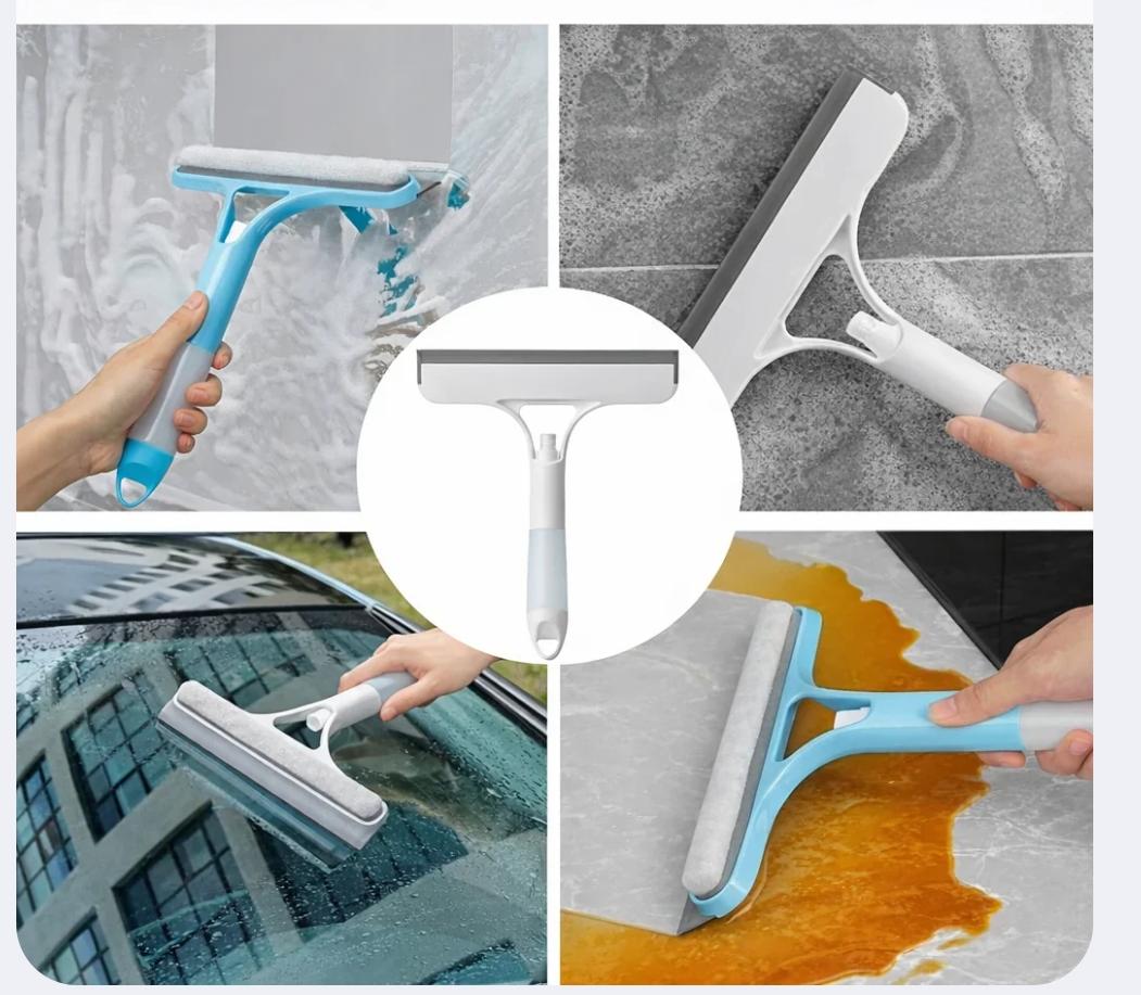 Nettoyeur de Vitres 3-en-1 avec Réservoir Vaporisateur Intégré – Sans Traces