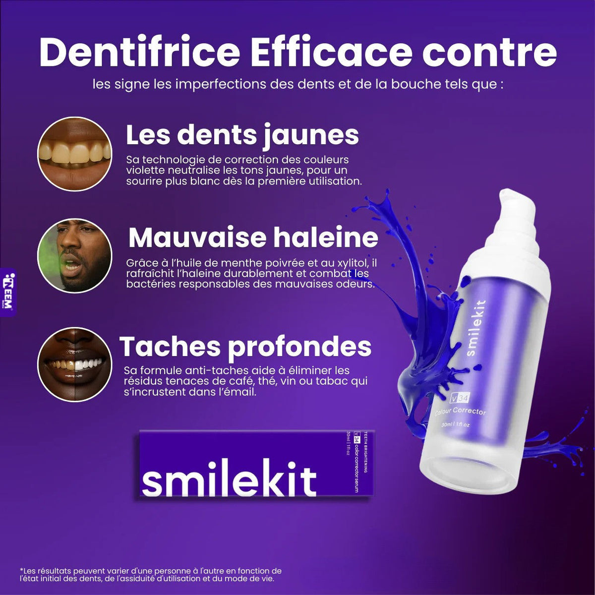 Brillance Extrême Dentifrice Blanchiment Intense