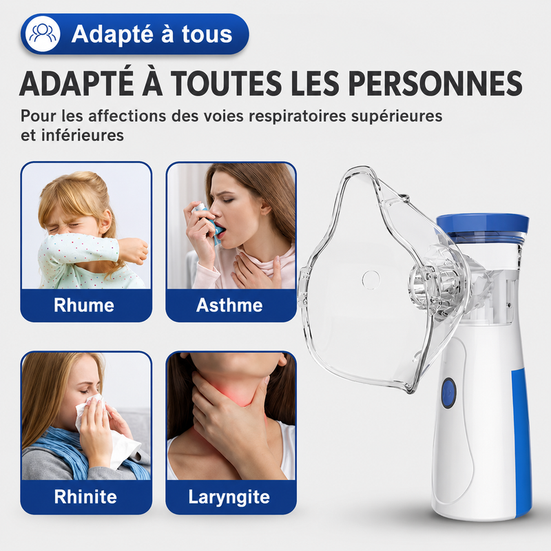 Nébuliseur portable rechargeable