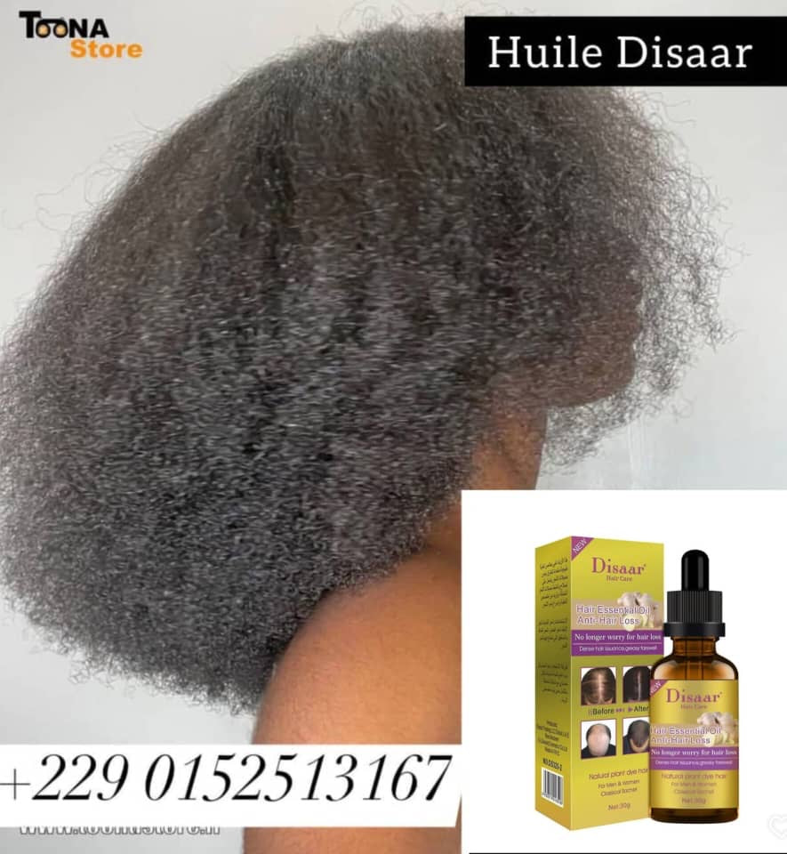 Huile de Pousse Cheveux Disaar — Croissance, Force & Brillance