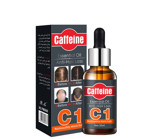 Huile essentielle de caféine C1 contre la chute des cheveux 2 achetés 1 offert