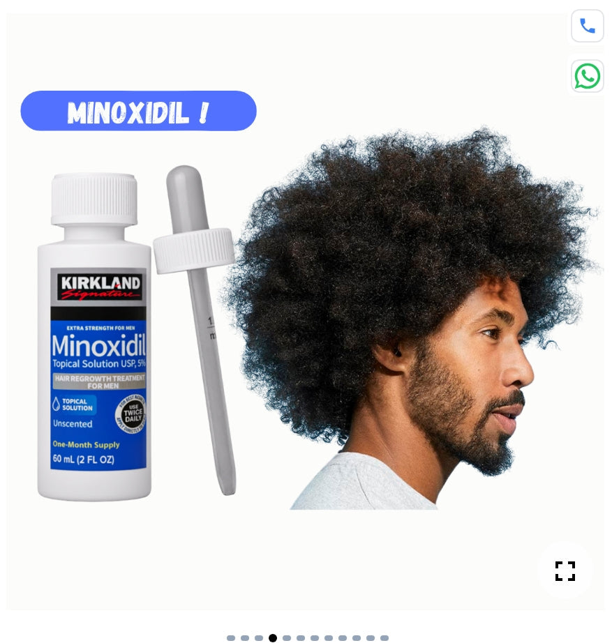 Minoxidil 5% – Traitement Anti-Chute & Repousse des Cheveux