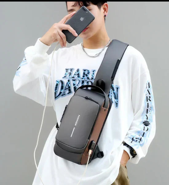 Sac intelligent Croisé Antivol USB