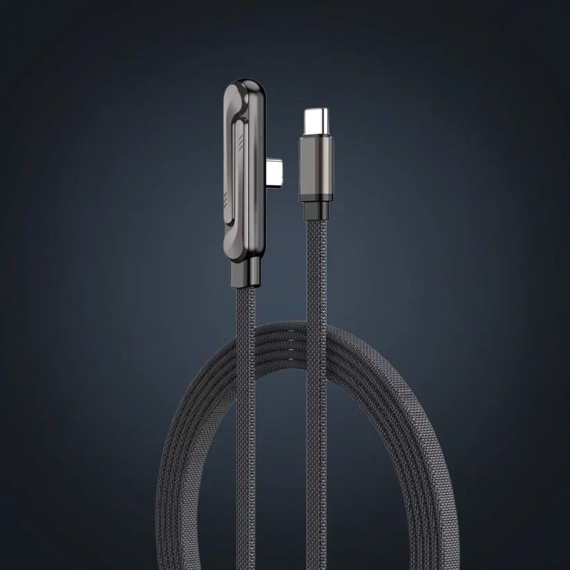 Câble Intelligent 2-en-1 – Charge Rapide & Support Téléphone CG