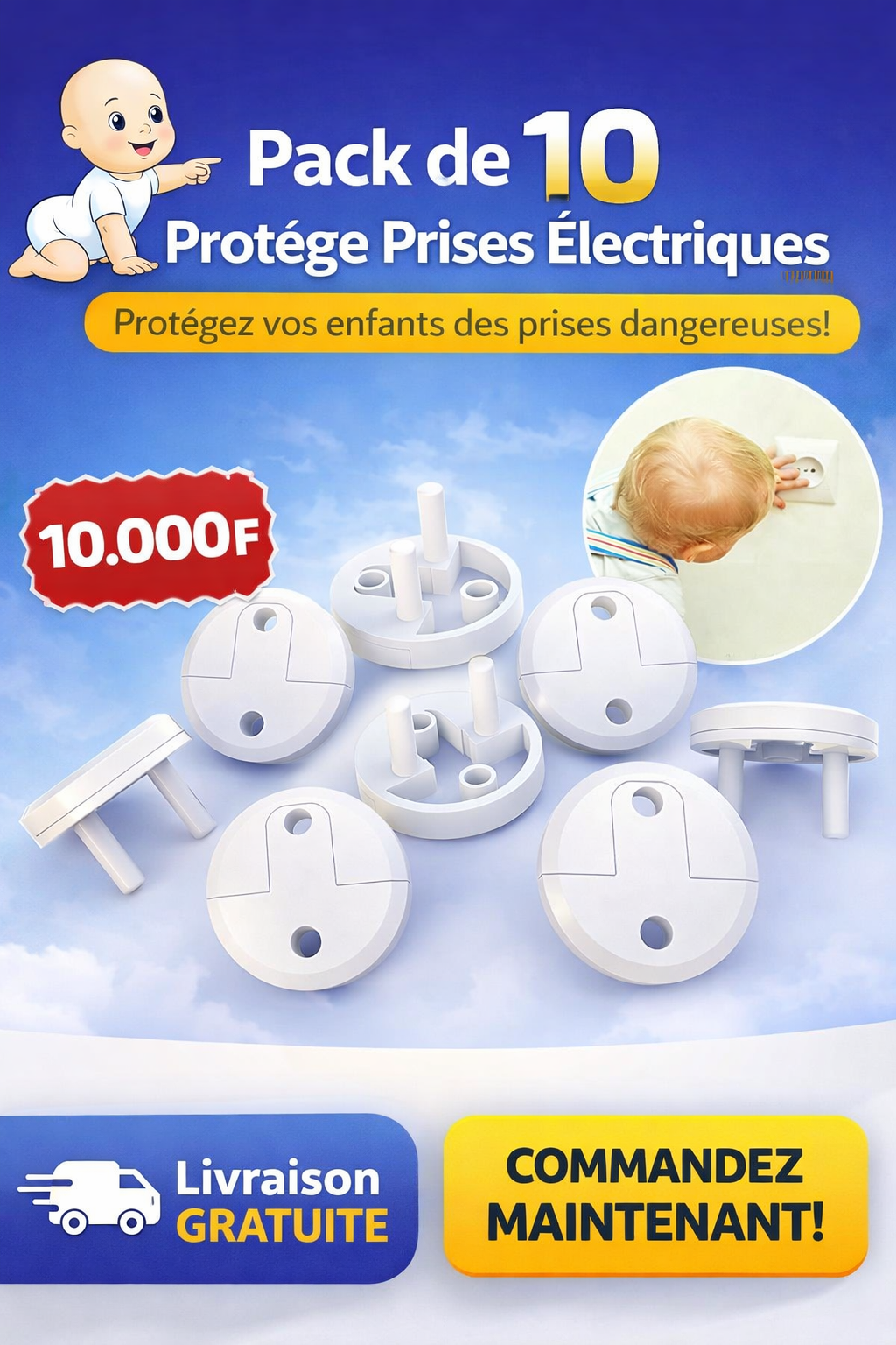 PROTÈGE PRISE ELECTRIQUE