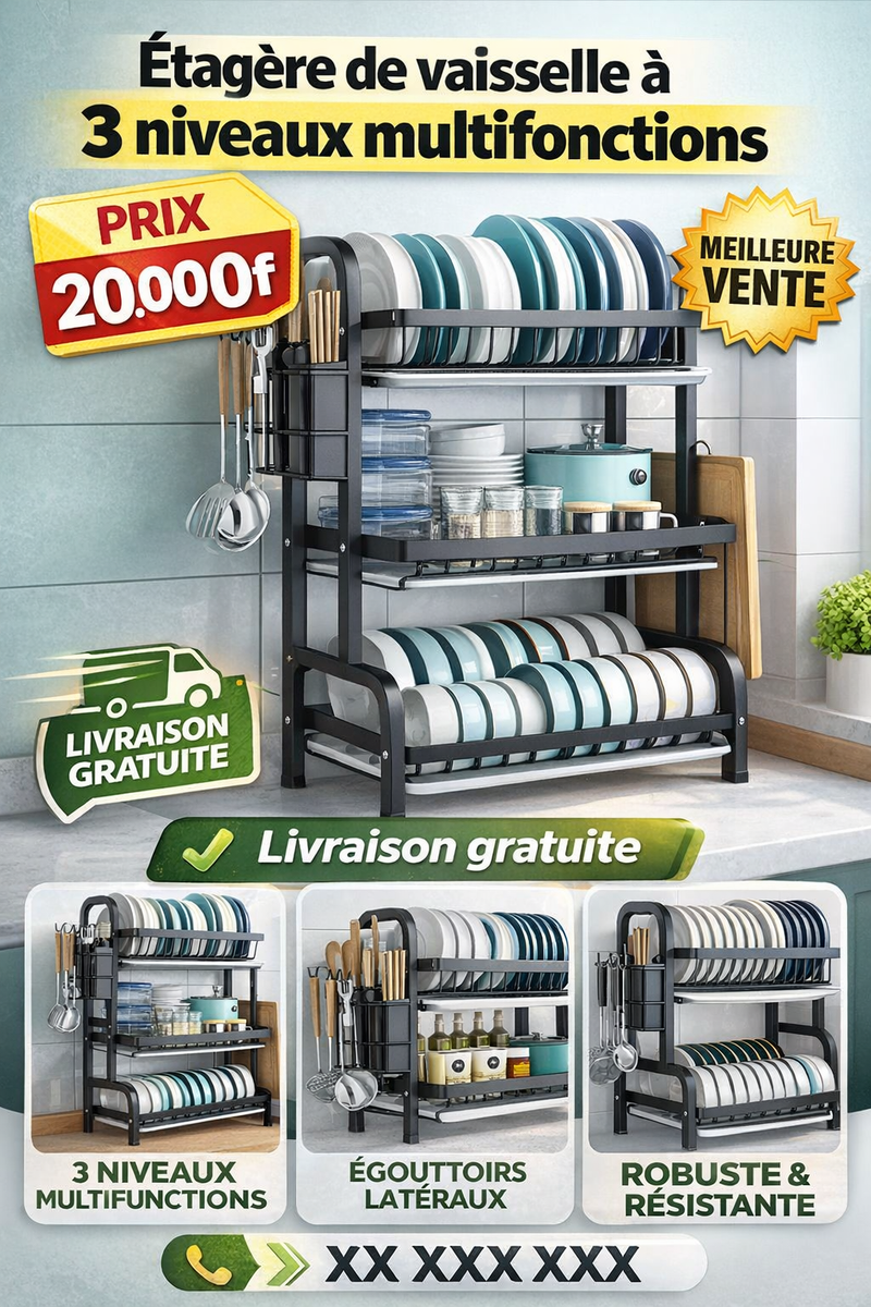 ETAGERE DE VAISSELLE