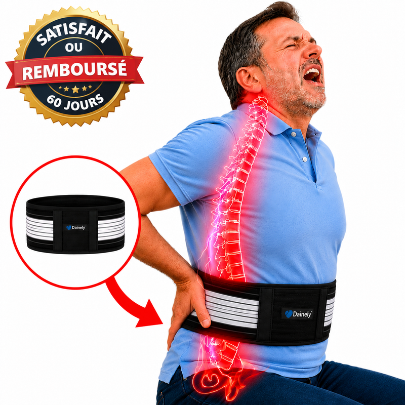 Ceinture Lombaire – Soulagement du Dos et Correcteur de Posture.