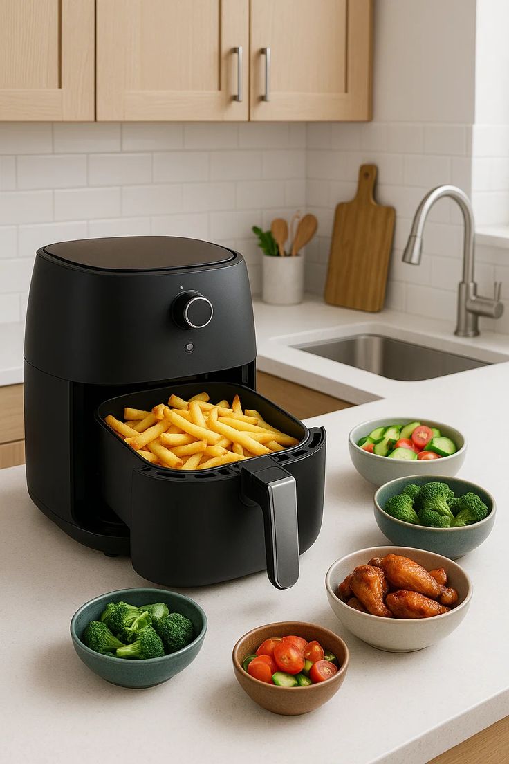 Friteuse à Air 6L Intelligente – Cuisine Saine, Rapide et Sans Huile 🍟✨