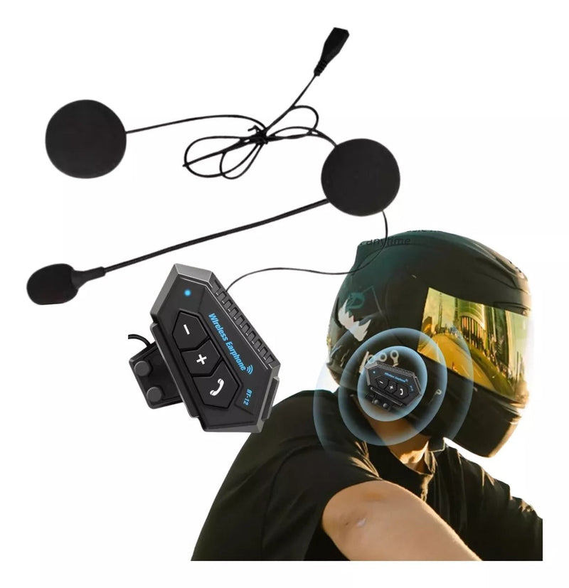 Kit Oreillette Bluetooth Pour Casque de Moto