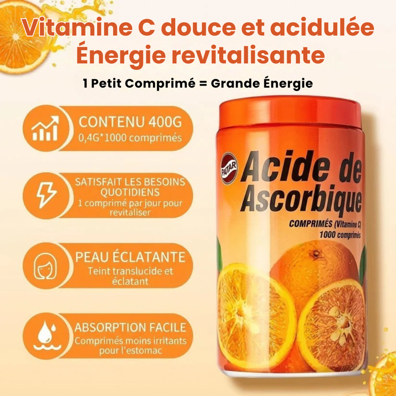 Vitamine C à croquer saveur orange