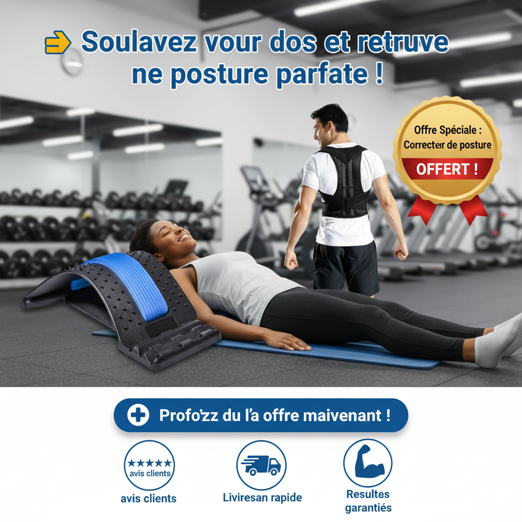 La planche lombaire ❇️+ le correcteur de posture ♻️🚻