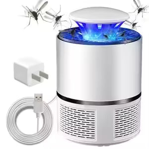Piège à moustiques blanc avec câble USB