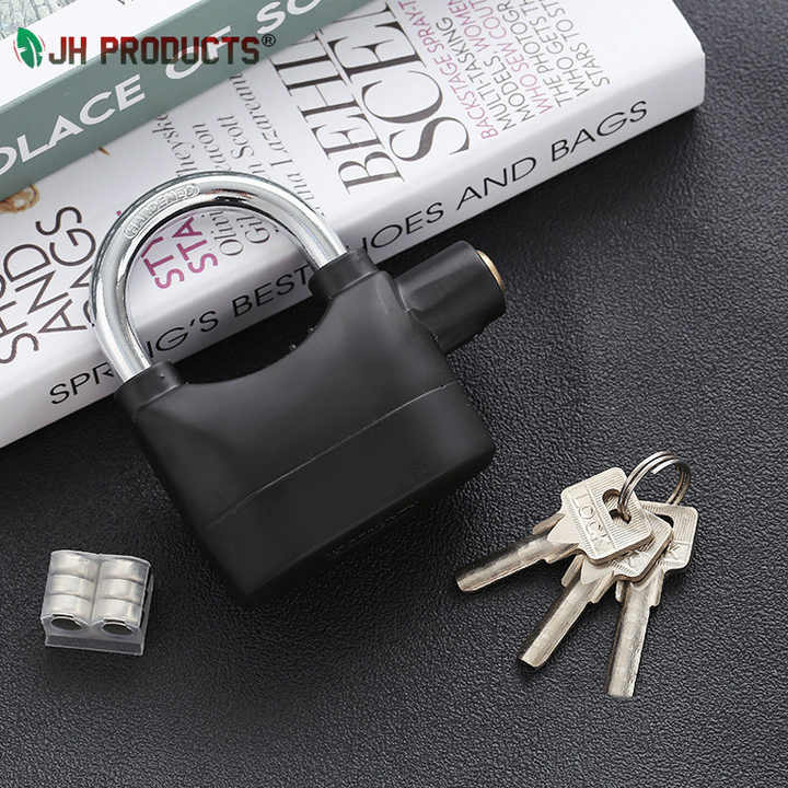 Le cadenas alarme en acier avec sirène de 110 dB 2 ACHETES = 1 OFFERT GRATUITEMENT