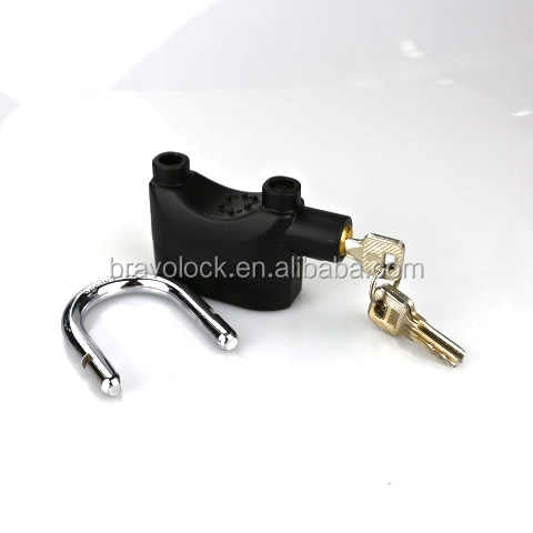 Le cadenas alarme en acier avec sirène de 110 dB 2 ACHETES = 1 OFFERT GRATUITEMENT