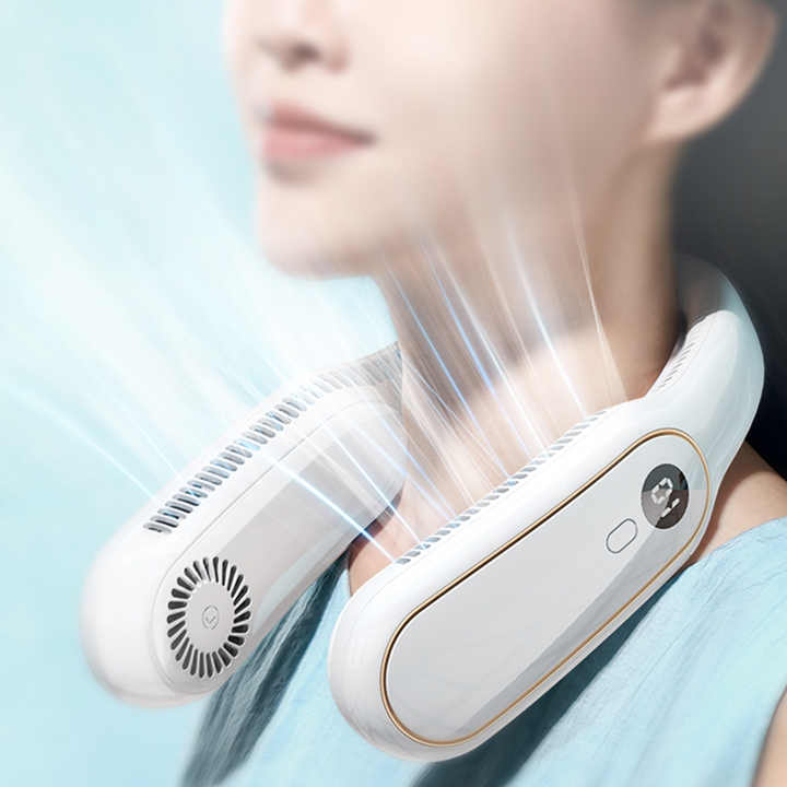 Le ventilateur de cou rechargeable