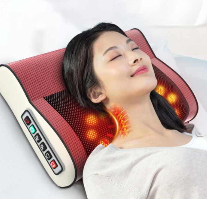 Oreiller de Massage pour Cou, Épaules et Corps Entier
