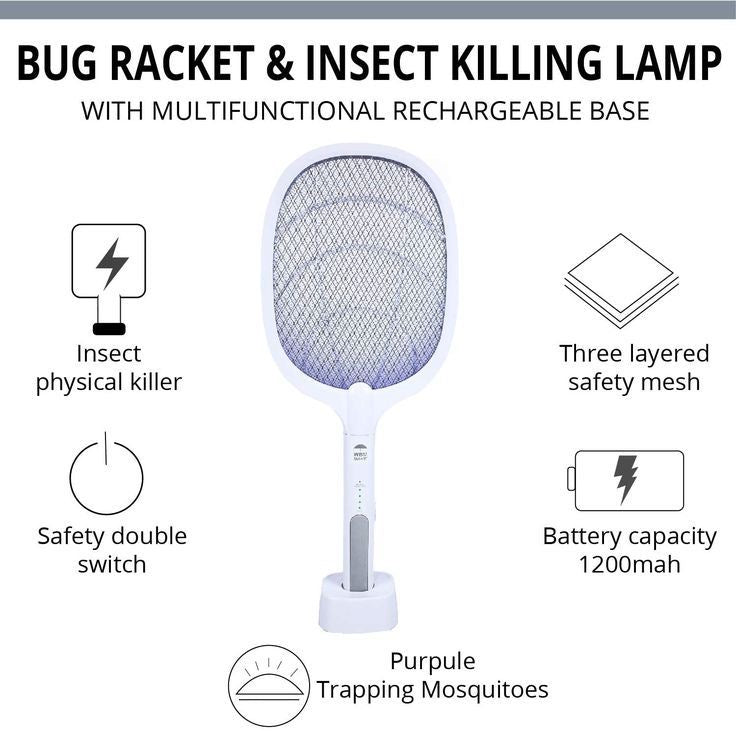 Raquette électrique anti-moustique