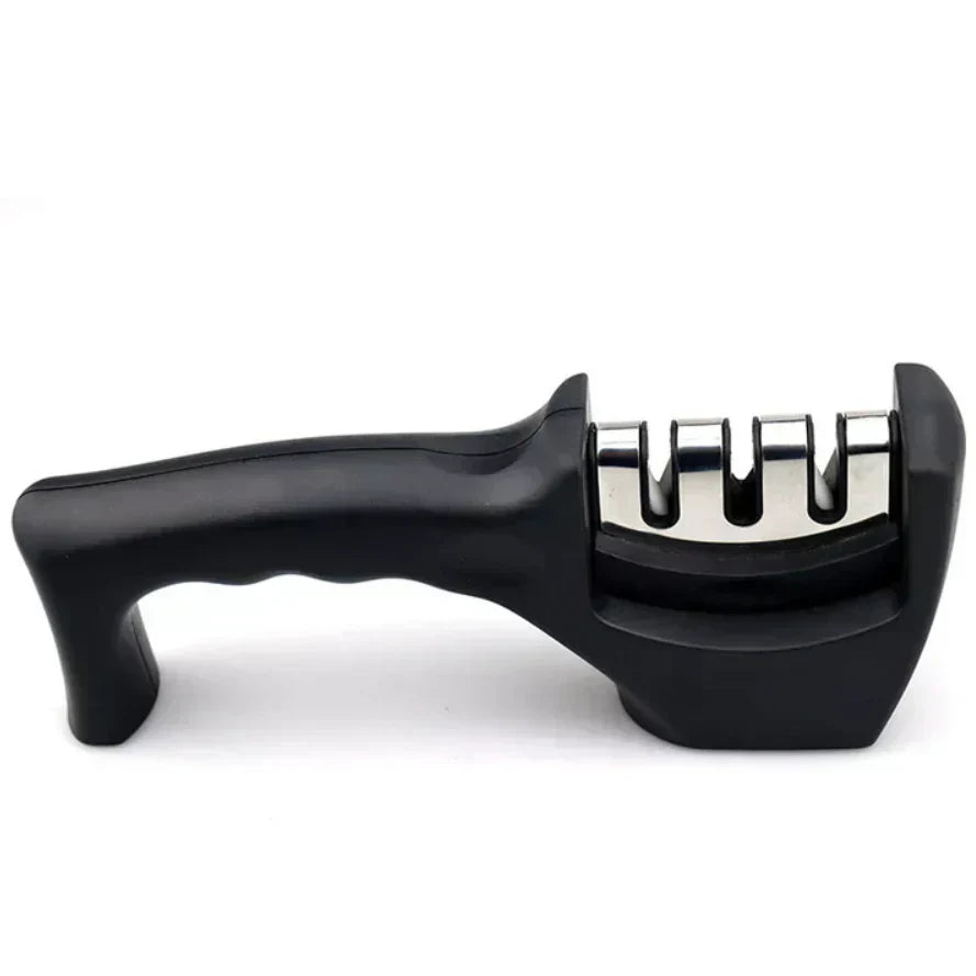 Aiguiseur de couteaux multi fonction en acier inoxydable