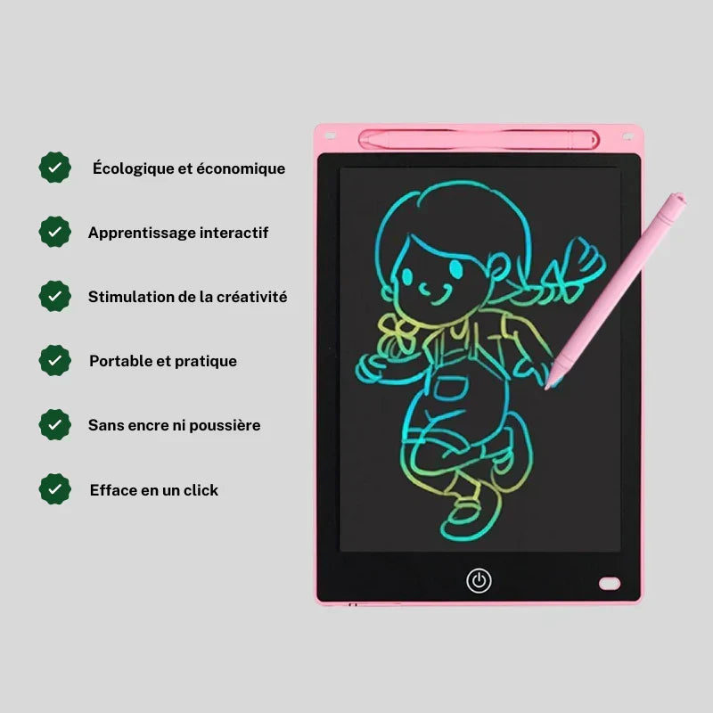 Ardoise electronique d’écriture Magique pour enfants
