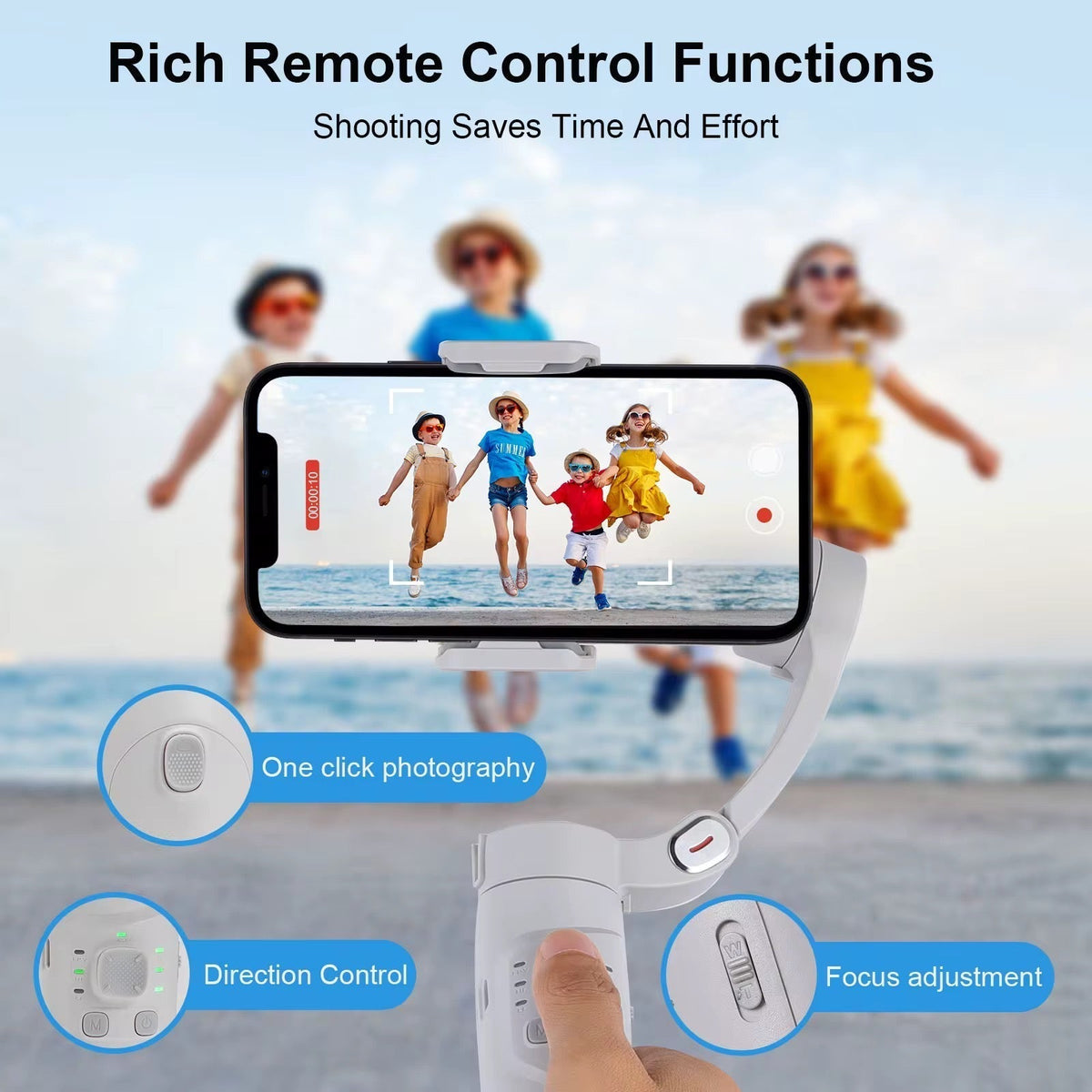 Stabilisateur smartphone 3 Axes portable