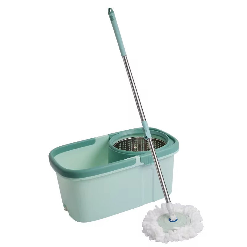 Sceau de nettoyage avec serpillière à main