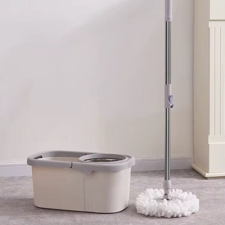 Sceau de nettoyage avec serpillière à main