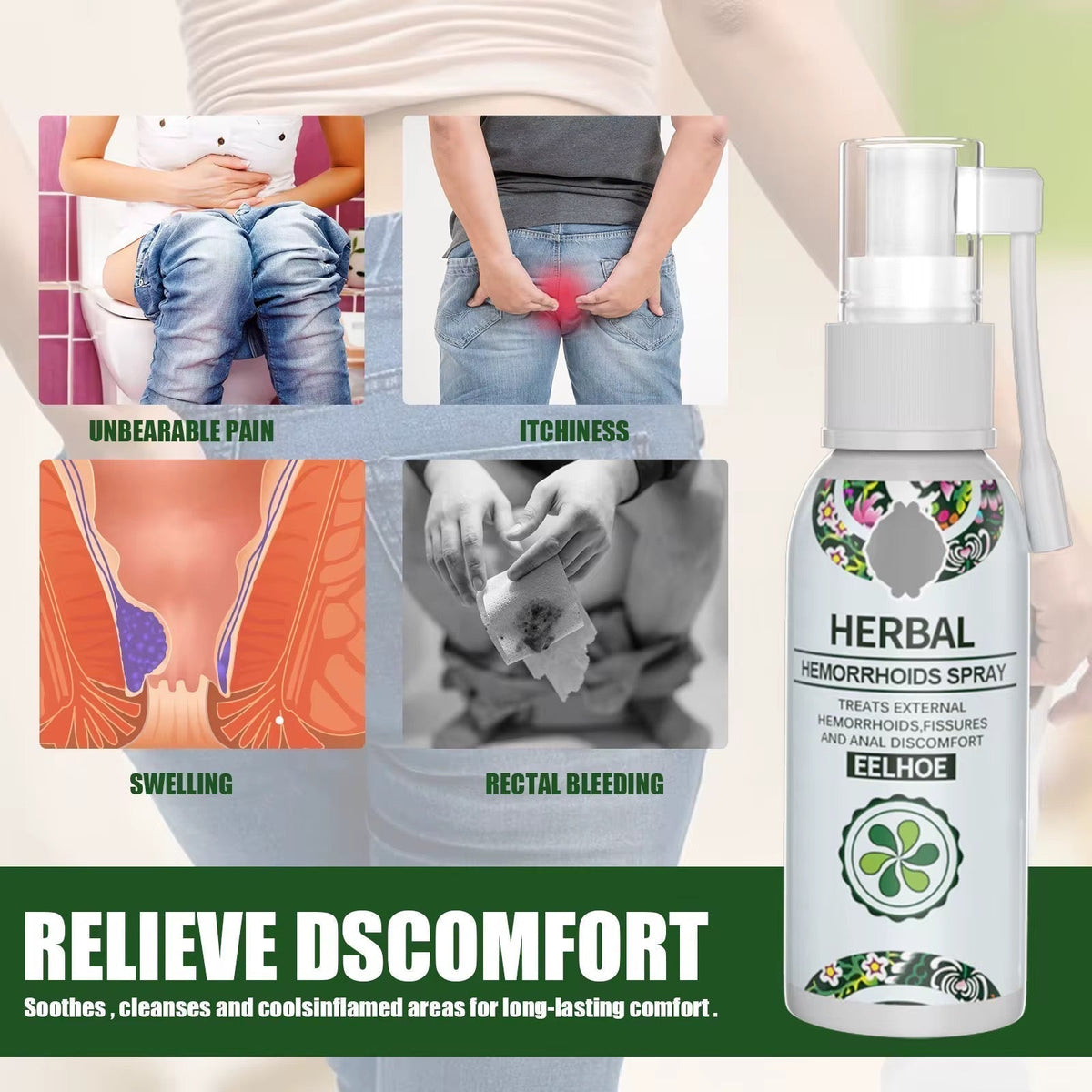 Hemocare™ Spay contre l'hémorroïde interne & externe Bn