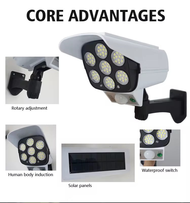Lampe solaire à détecteur de mouvement