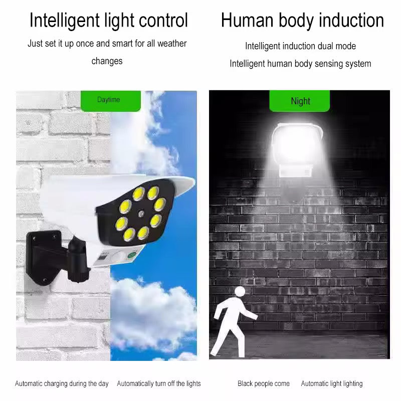 Lampe solaire à détecteur de mouvement