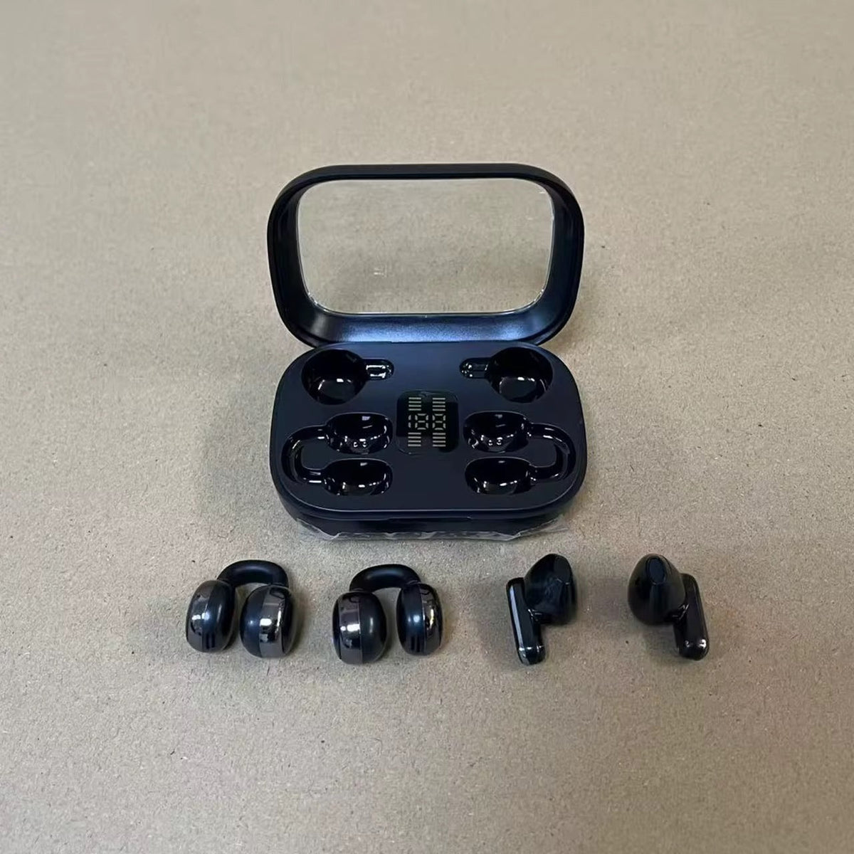 Écouteurs Bluetooth Sans Fil Q10 2 en 1