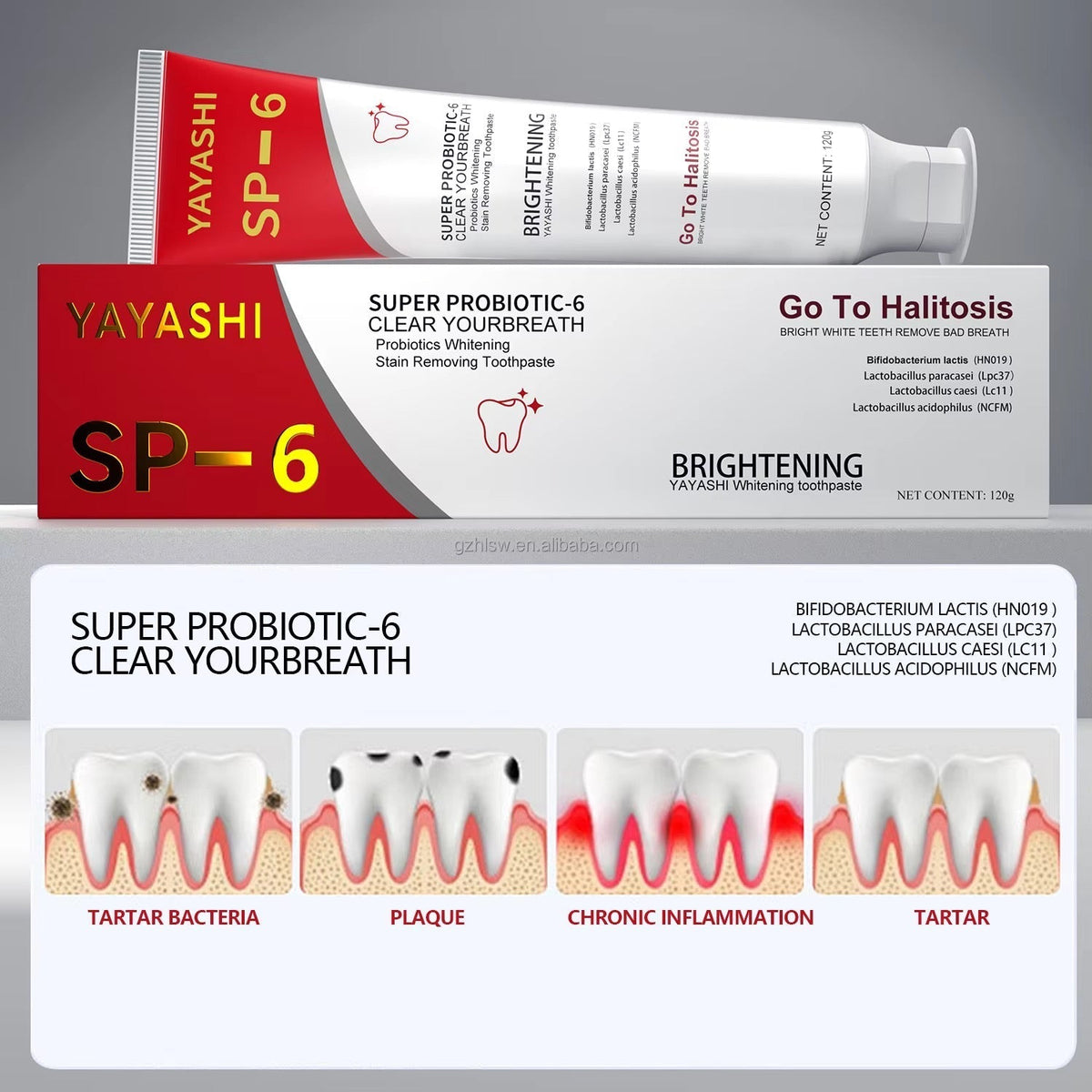 DENTIFRICE BLANCHISSANT SP-6
