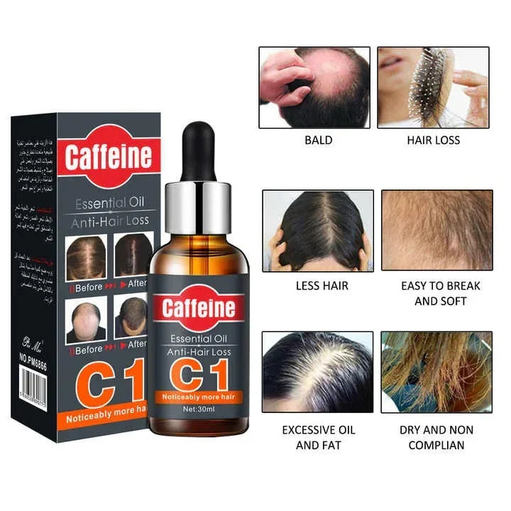 Huile de Cheveux Caféine C1