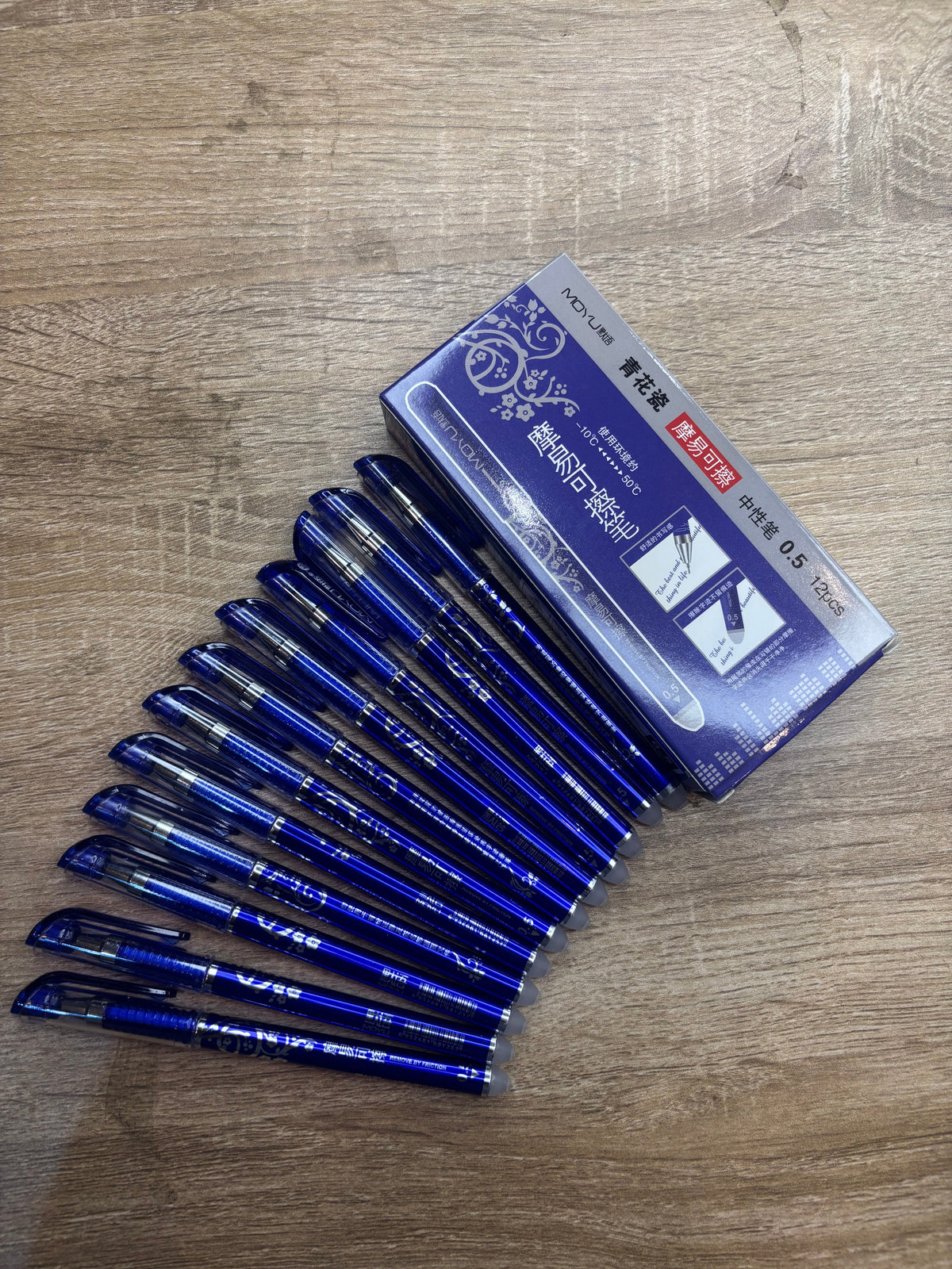 Stylo Effaçable à Friction en Boîte de 12