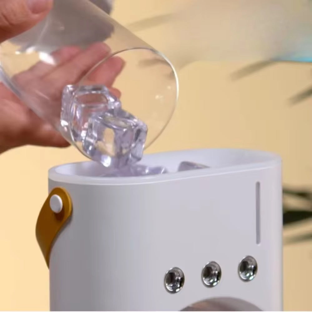 Mini climatiseur rechargeable à double ventilateur
