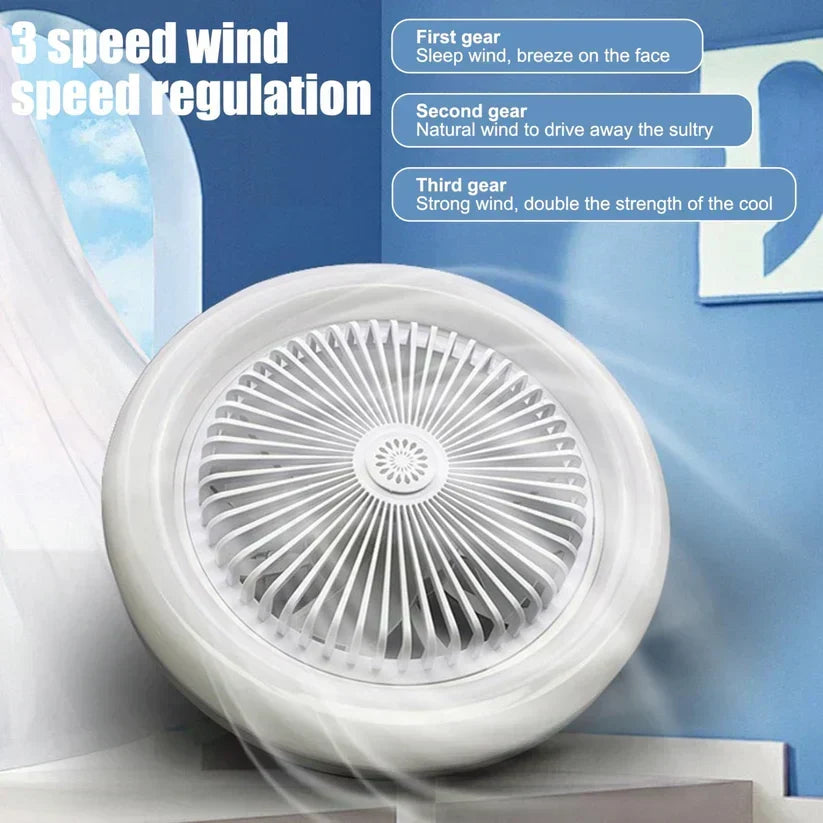 Ventilateur + LED Rechargeable