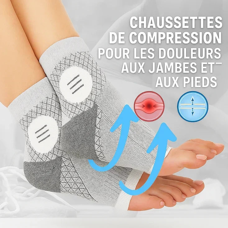 Chaussettes Thérapeutique Anti-Douleur - Soulagement immédiat des pieds et jambe fatigué